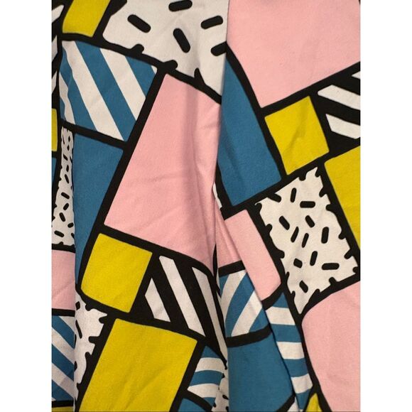 Multicolored color block patterned skirt - Picture 3 of 5